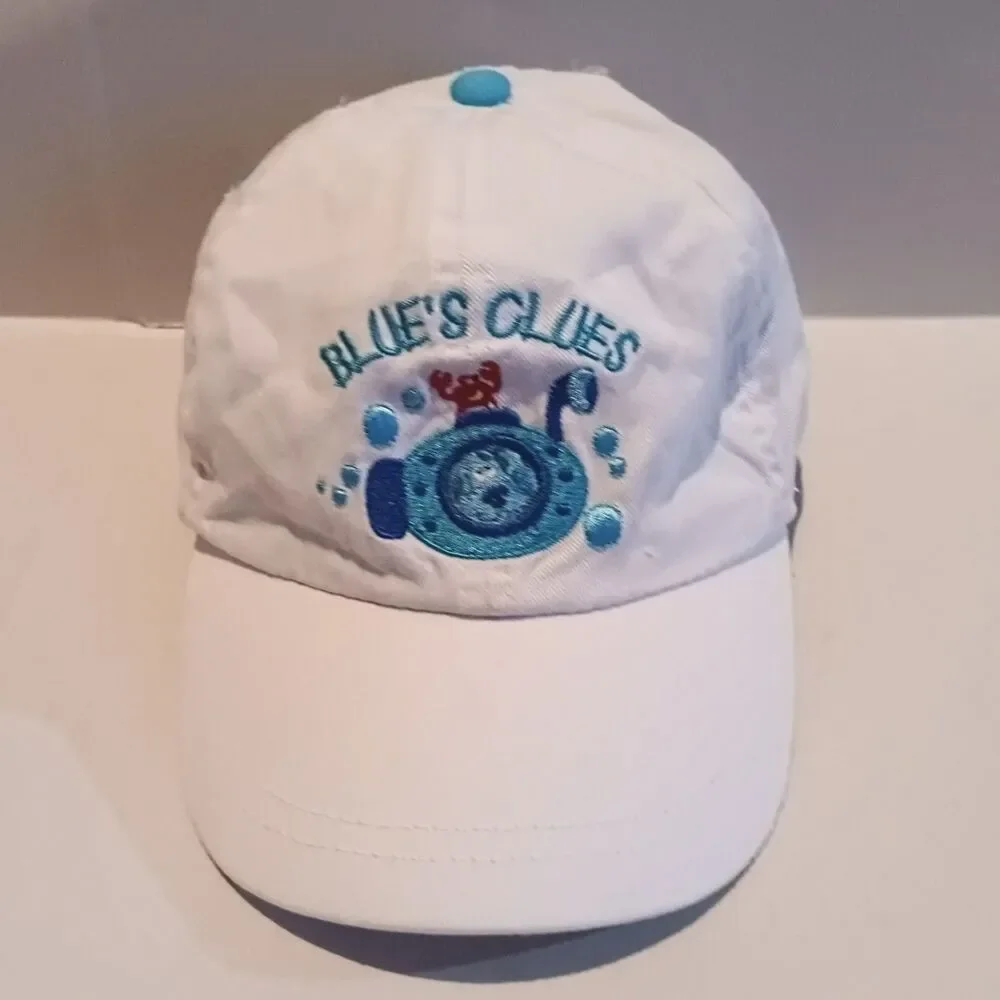 Vintage Nick Jr Blues Clues Baseball Cap-Youth Boys-2000-Embroidered-Adjustable